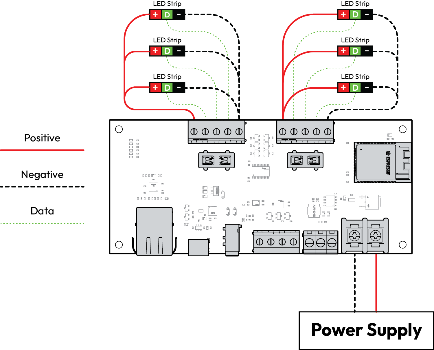 WLED wiring diagram